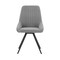 Armen Living Alison Swivel Gray Velvet and Metal Dining Room Chairs, PK2 LCAISIGR - alternate 8